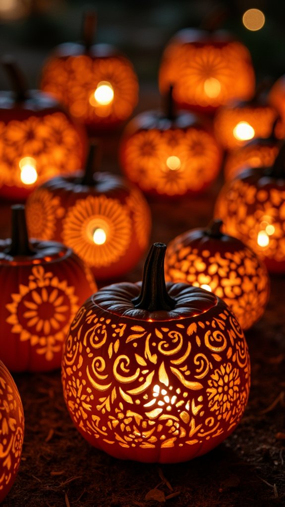 complex decorative designs revealed