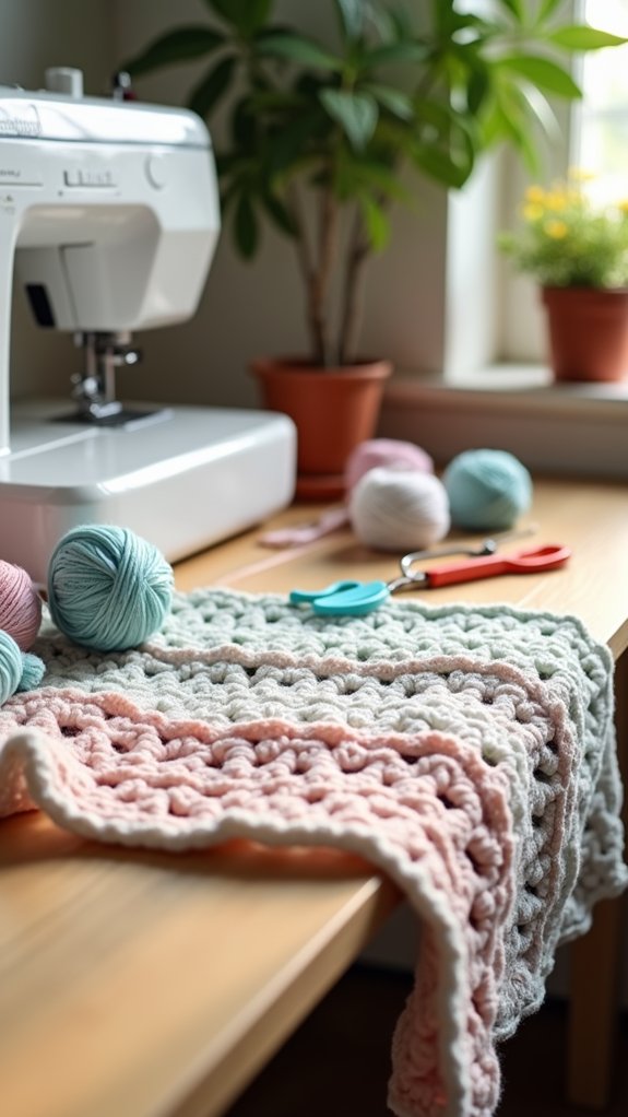 cozy gentle baby blanket