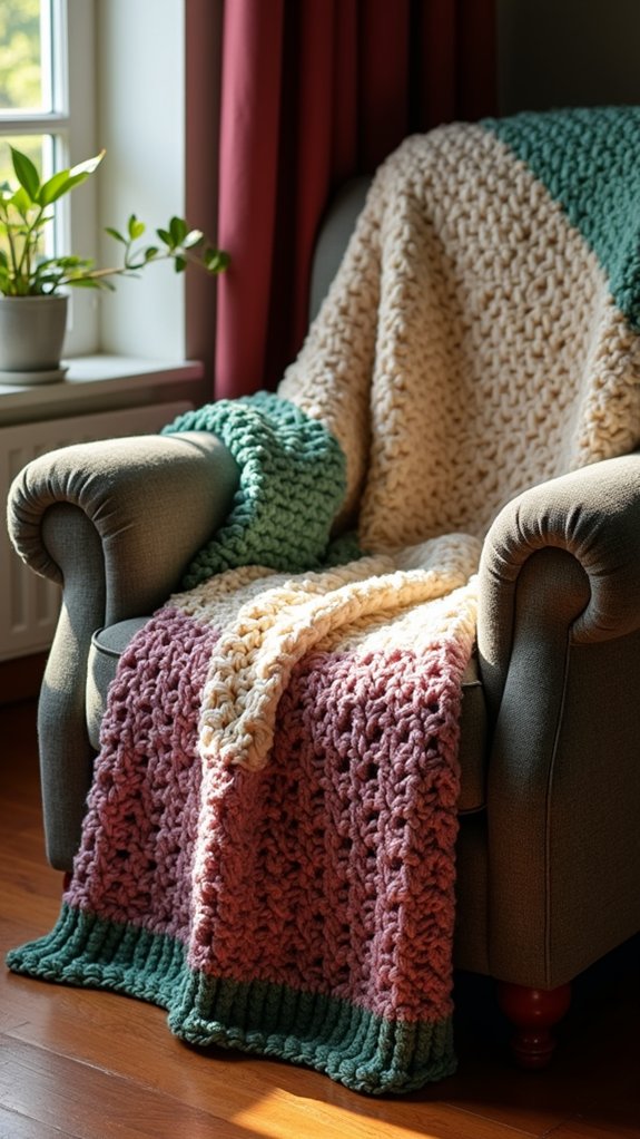 cozy handcrafted textile coverings