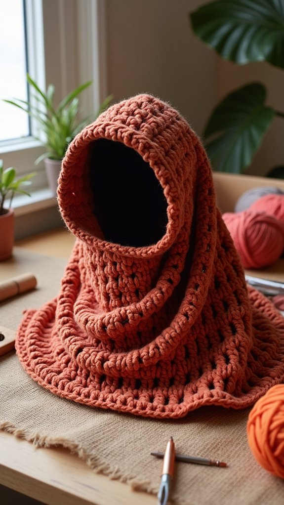 cozy knitted neck accessory