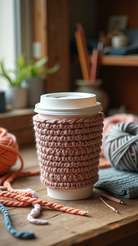 cozy textured shell stitch