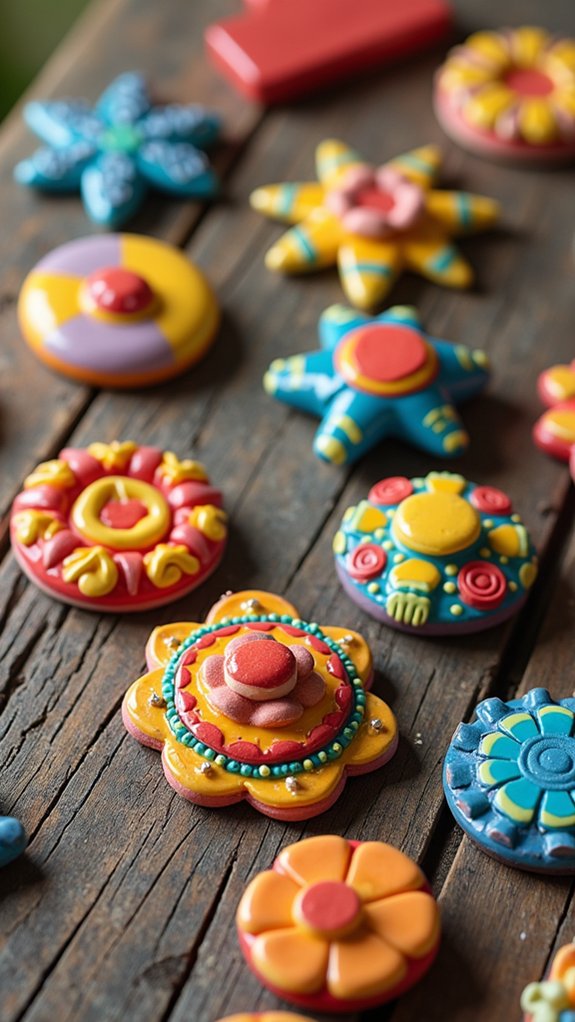 creative clay magnet crafts