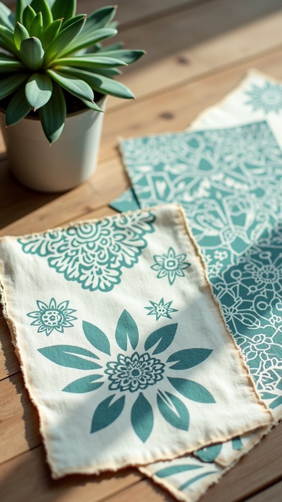 creative stenciled decoration ideas