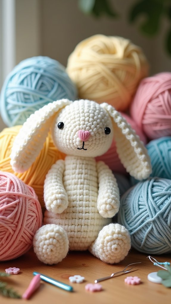crochet bunnies crafting activity