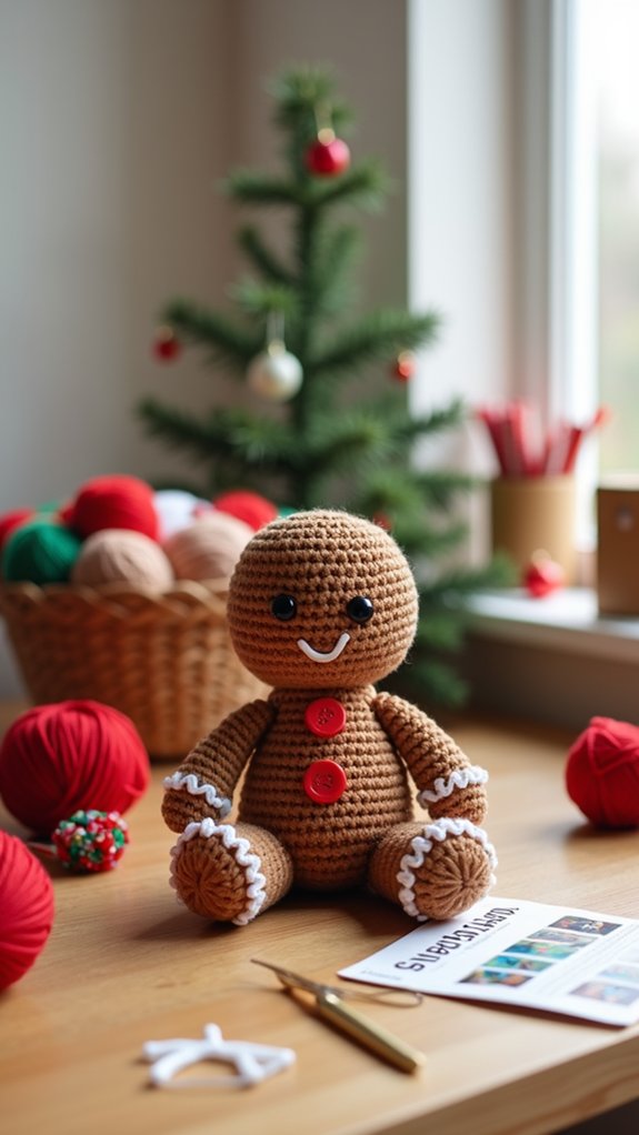 crochet gingerbread man pattern