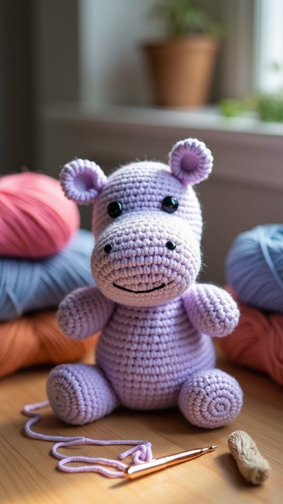 cuddly hippo plush toy