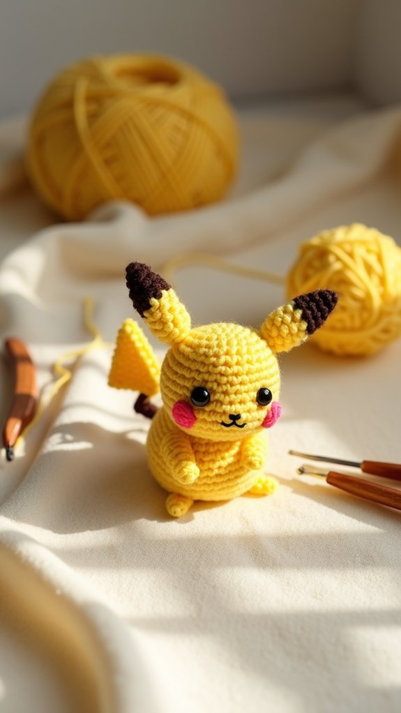 cute collectible pikachu figurine
