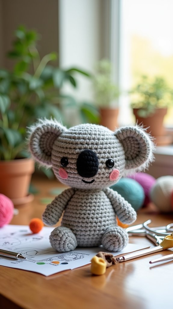 cute koala backpack accessory