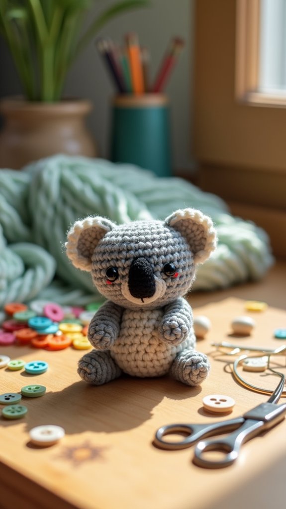 cute miniature koala accessory
