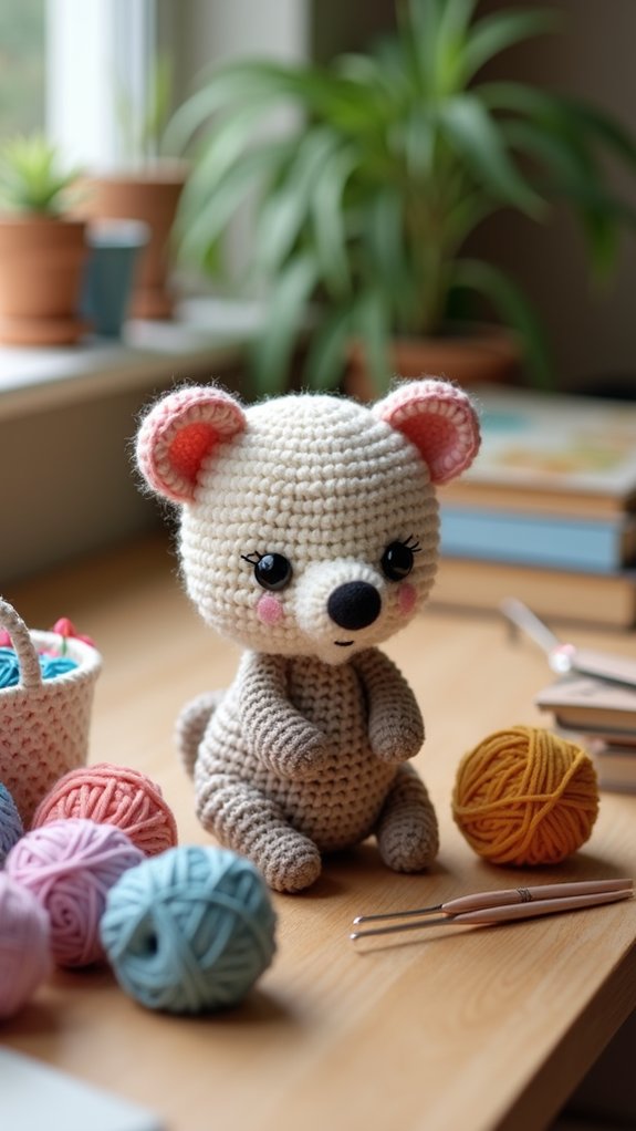 cute opossum stuffed toy