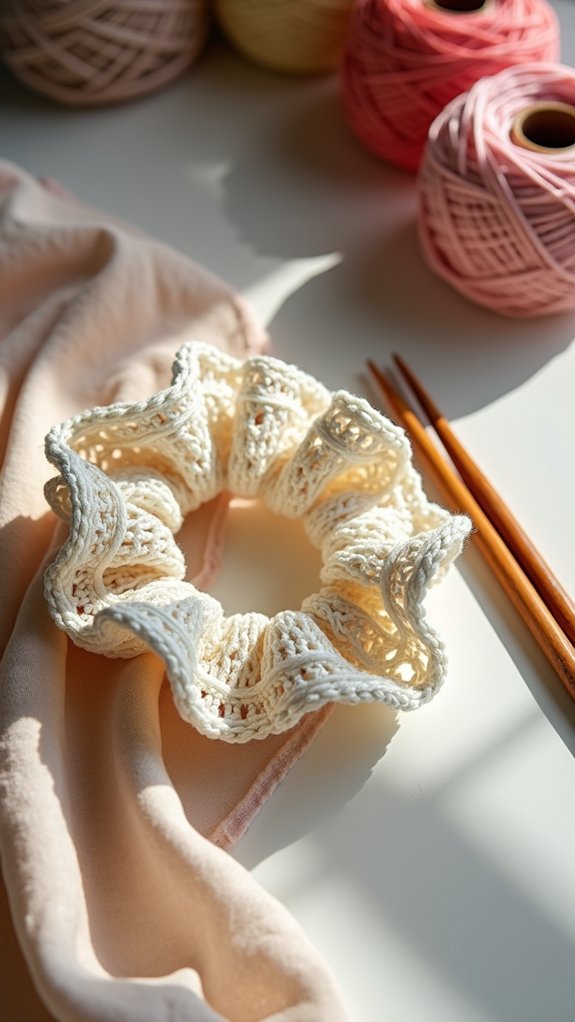 delicate fabric hair accessories