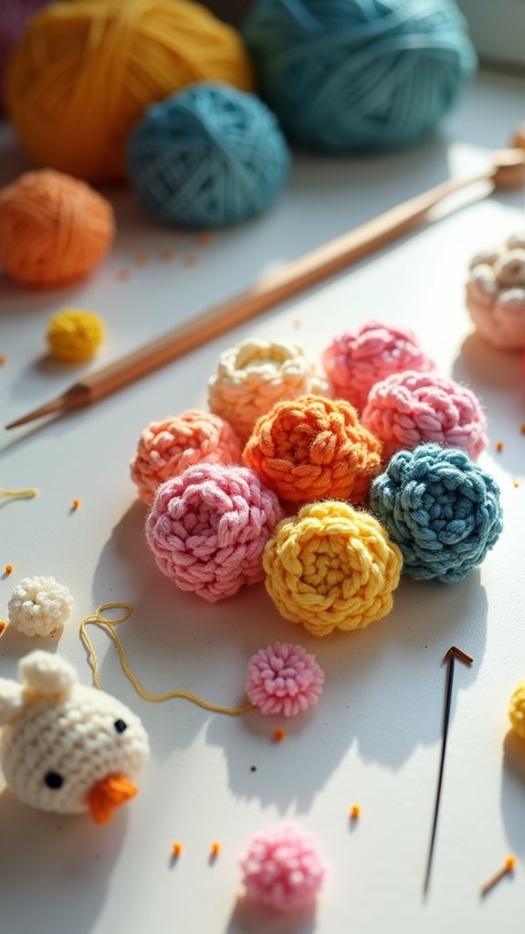 delicate small puff flowers