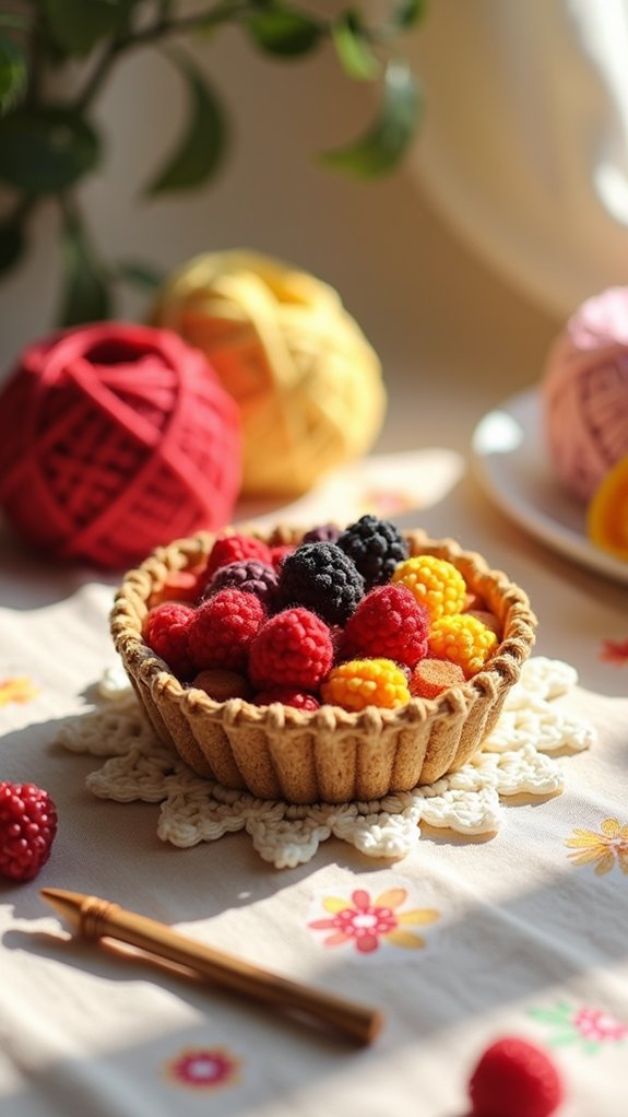 delicious fruit dessert tart