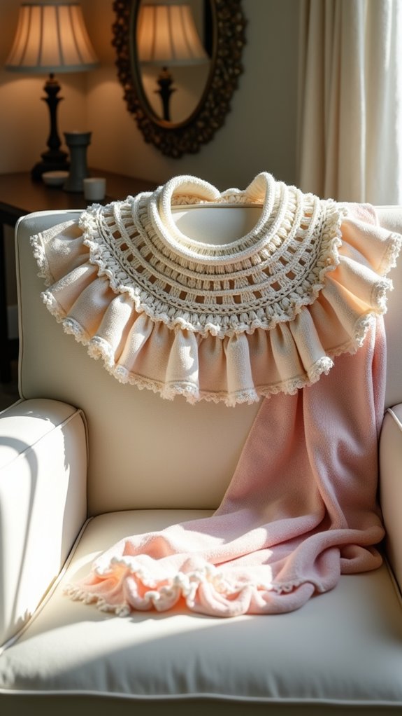 elegant crochet collar design