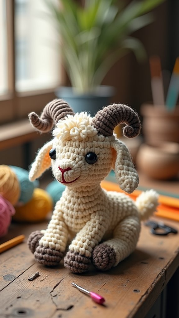 farm goat in realism