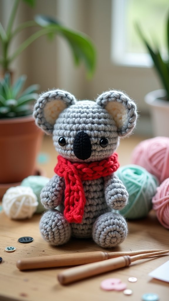 festive koala holiday decoration
