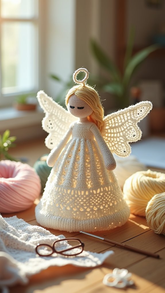 festive ornamental angel accents