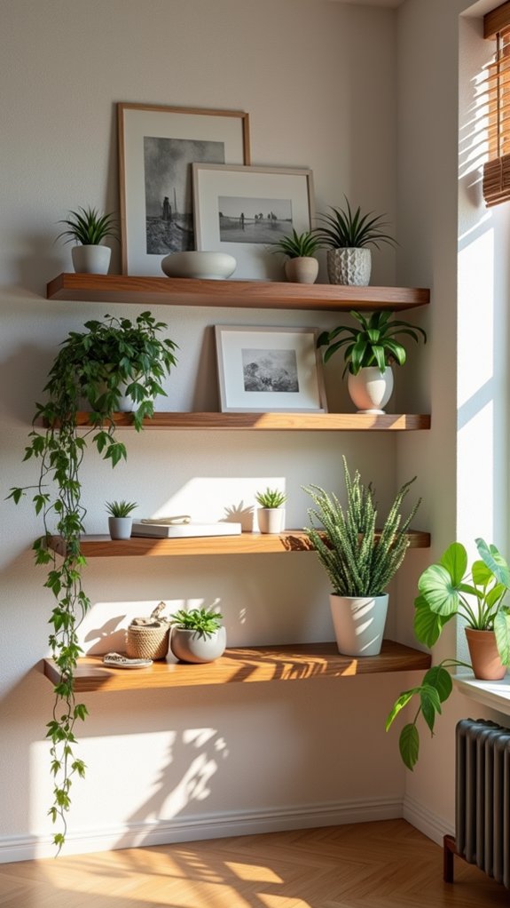 floating shelf display project