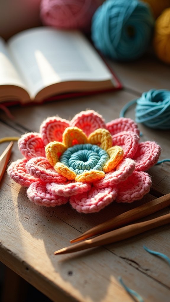 floral three dimensional design