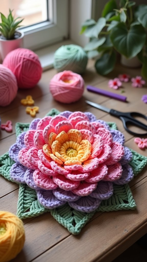 flower appliqu design technique