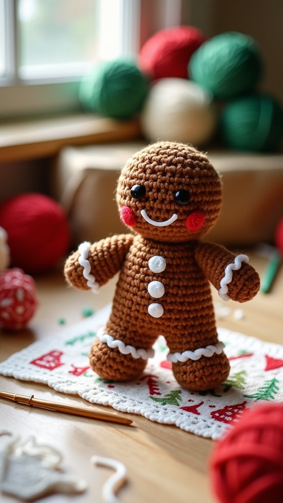 gingerbread man holiday decoration