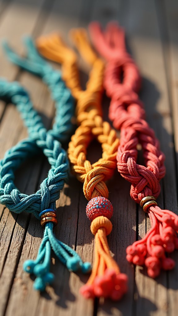 handmade woven friendship bracelet