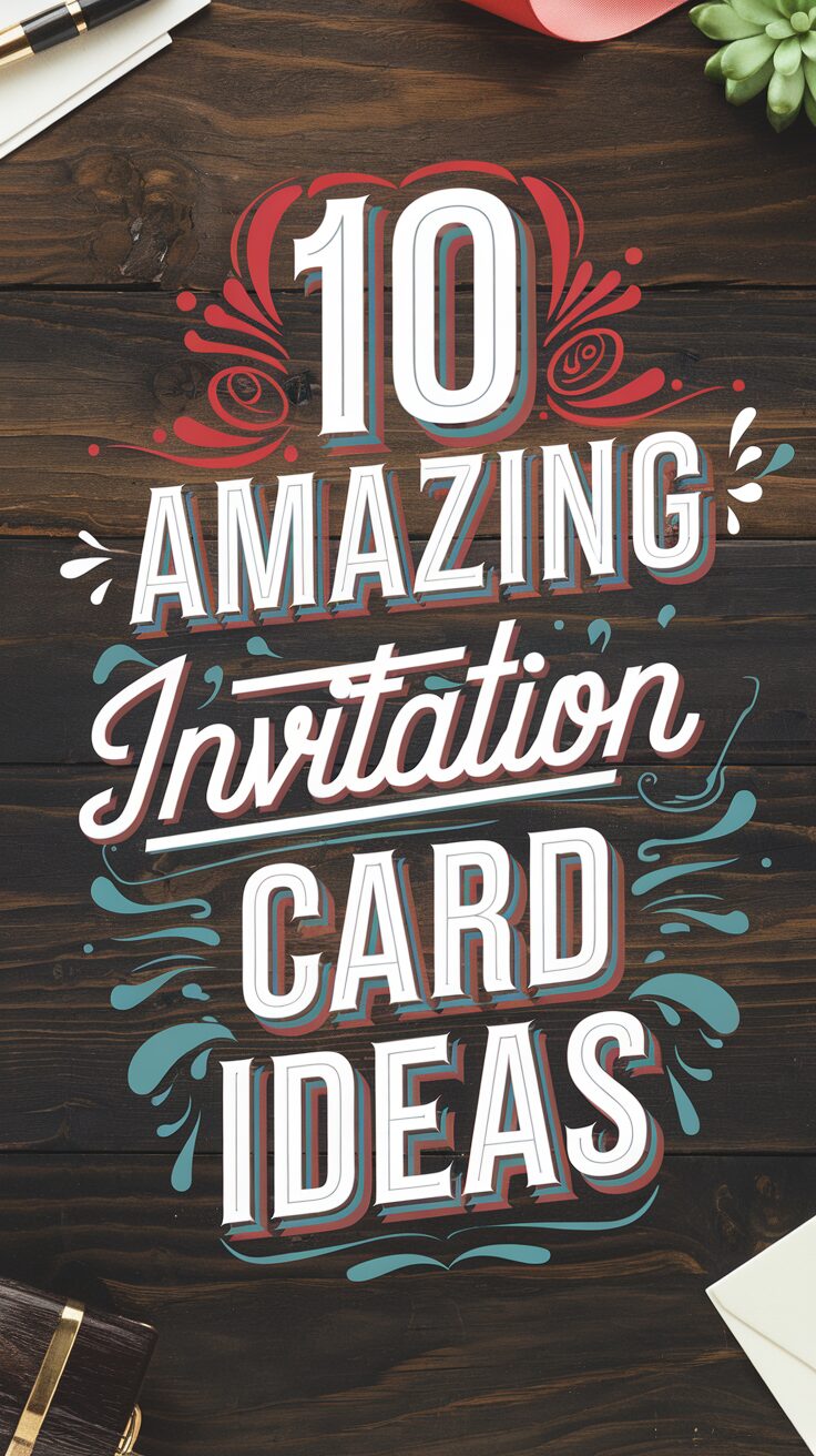 Invitation Card Ideas
