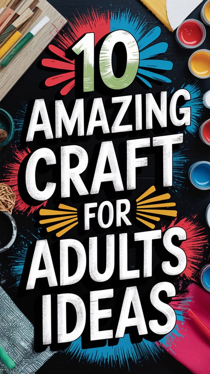 Craft for Adults Ideas