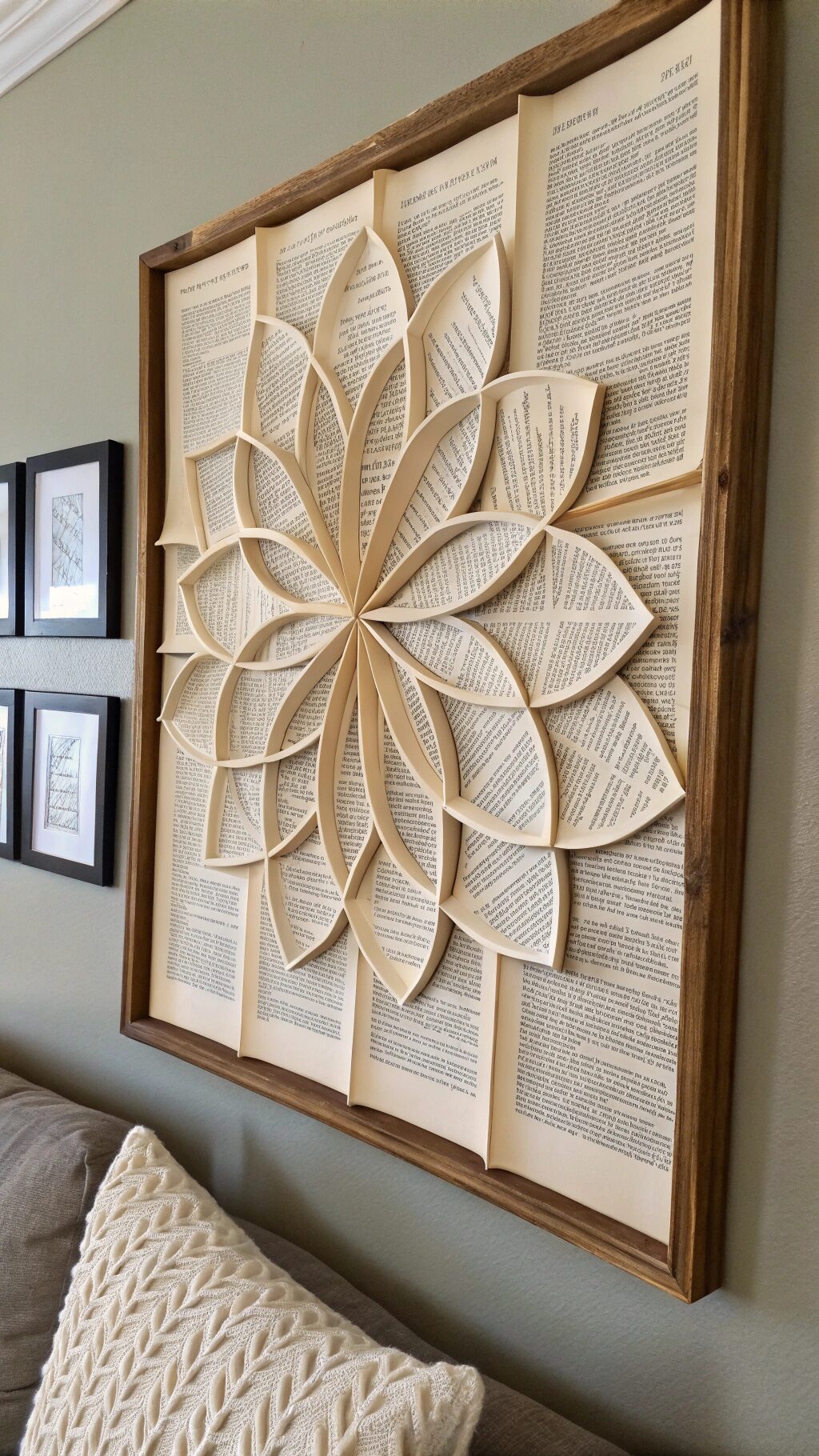 Book Page Wall Art
