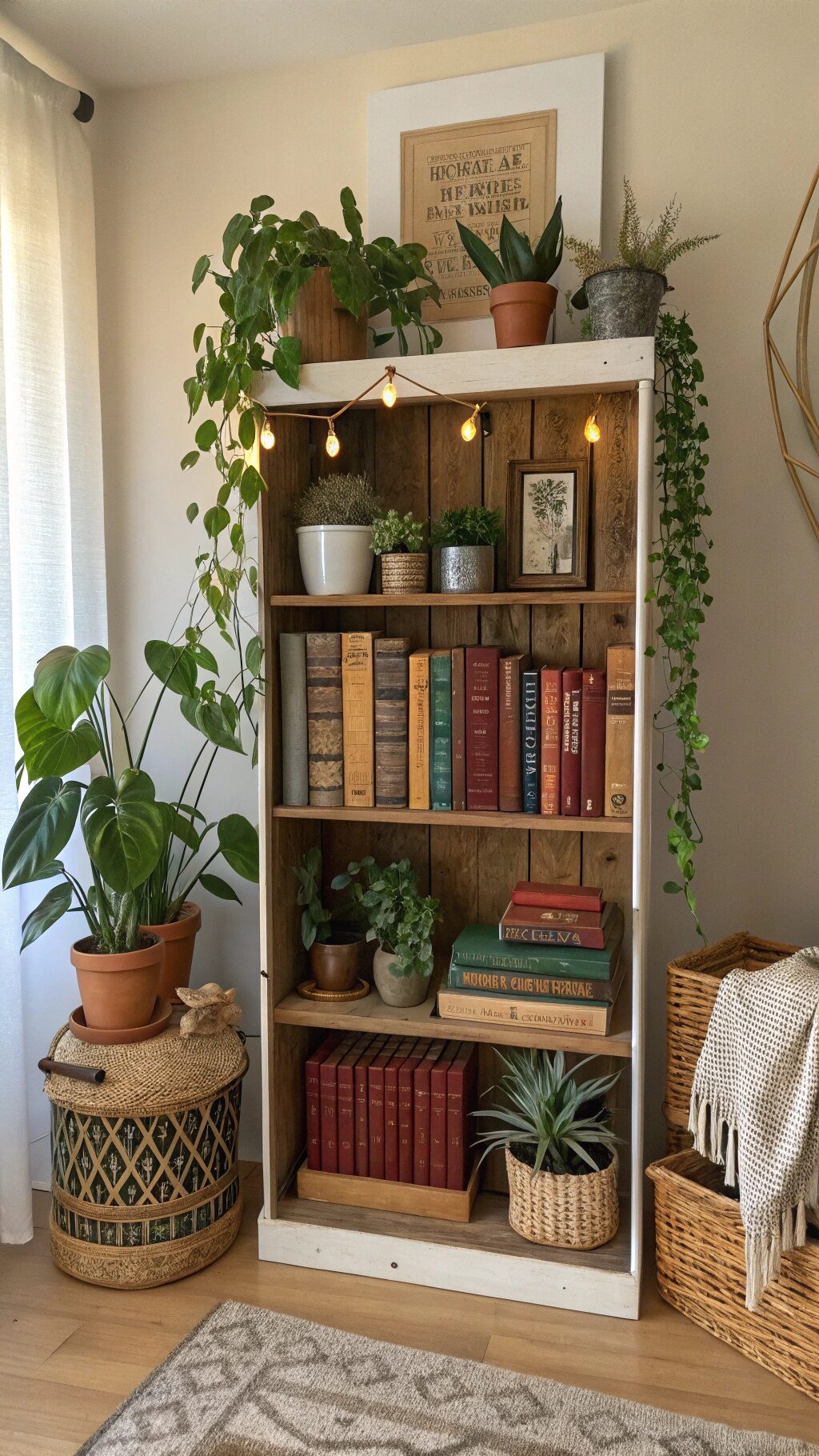 DIY Book Shelf Art