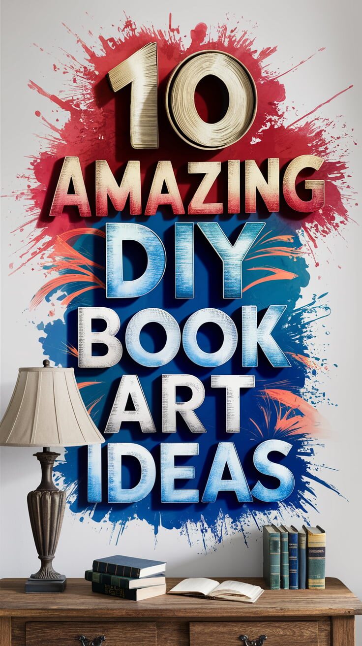 DIY Book Art Ideas