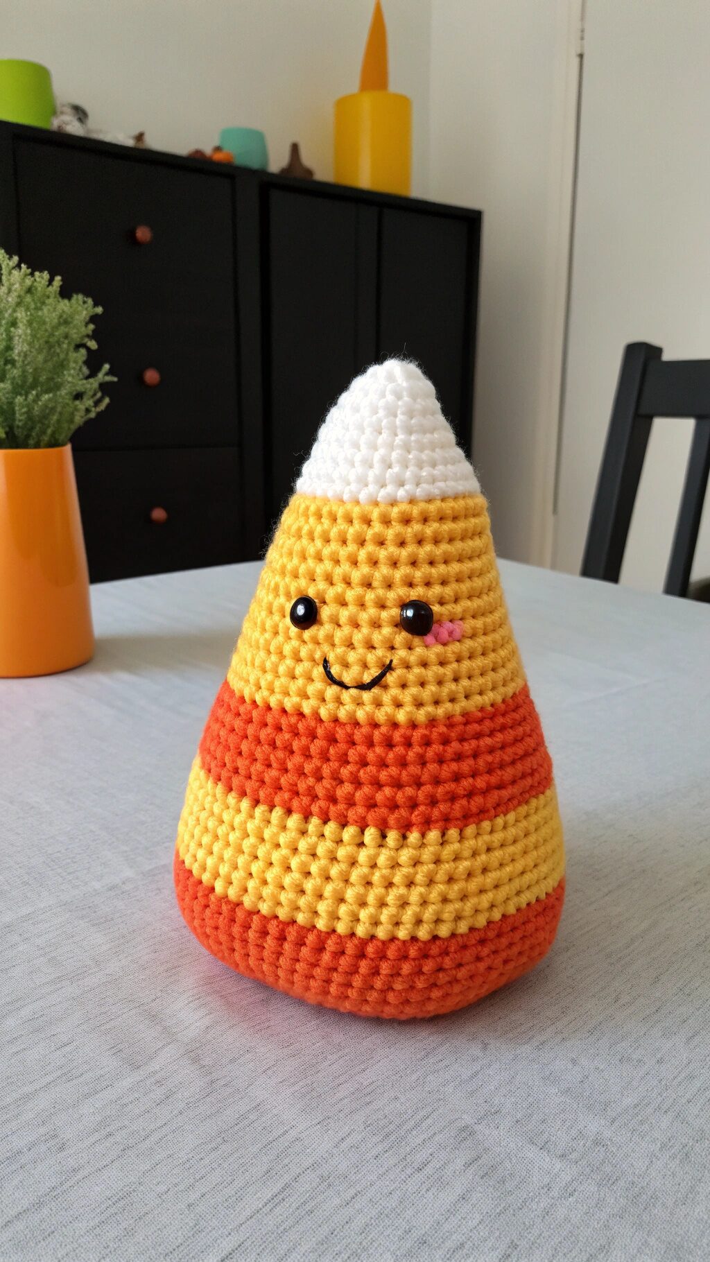 Amigurumi Candy Corn Toy
