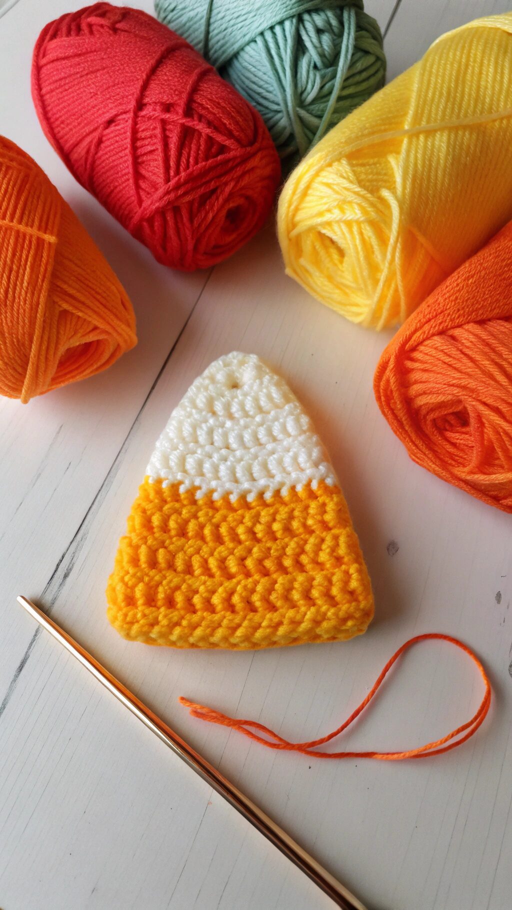 Candy Corn Soap Cozy