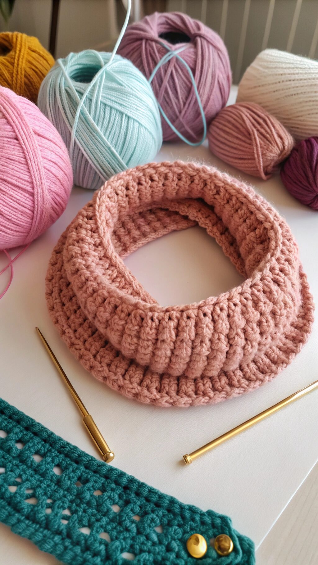 Chunky Knit Statement Collar