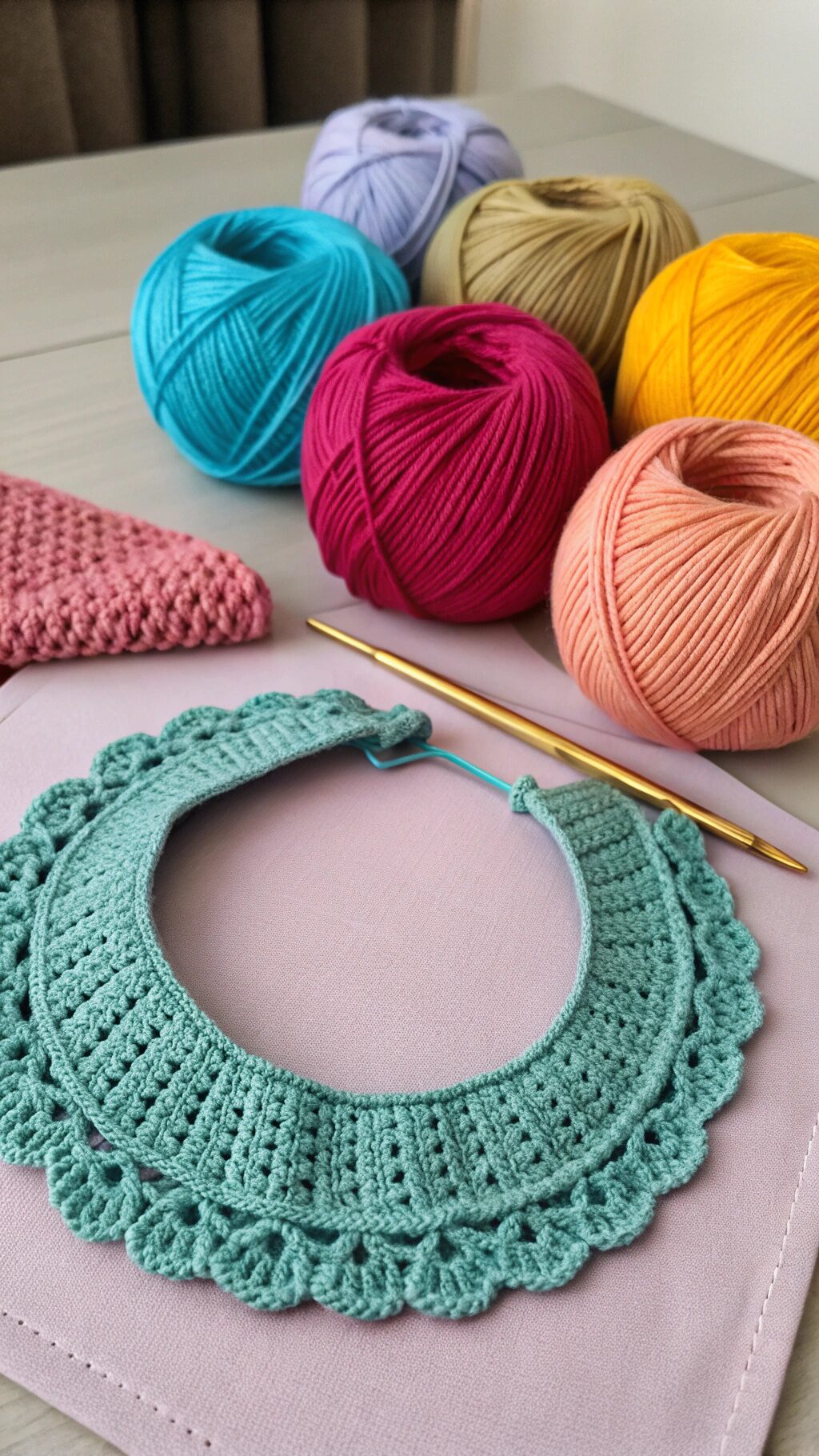 Simple Solid Color Collar
