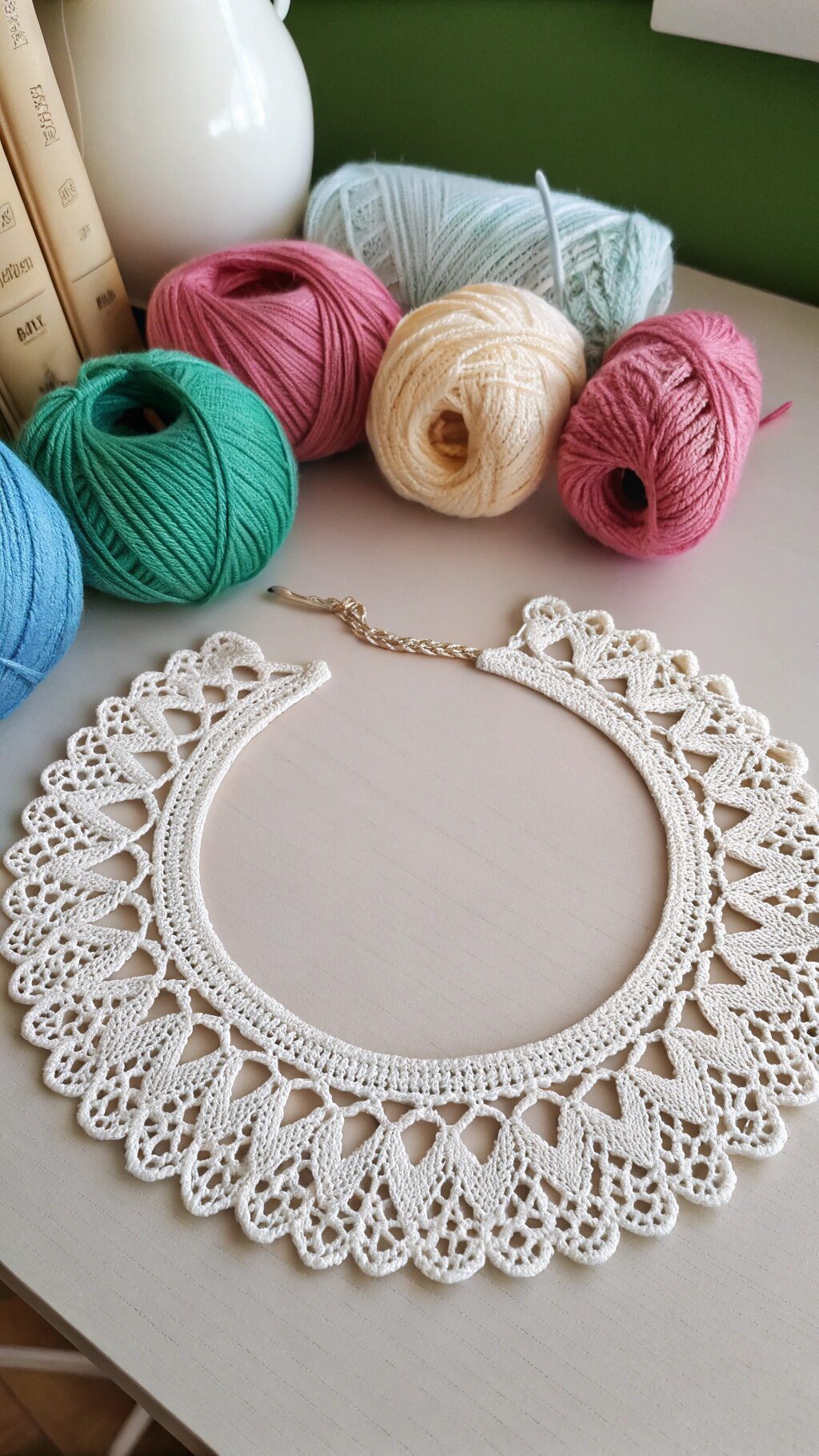 Classic White Lace Collar