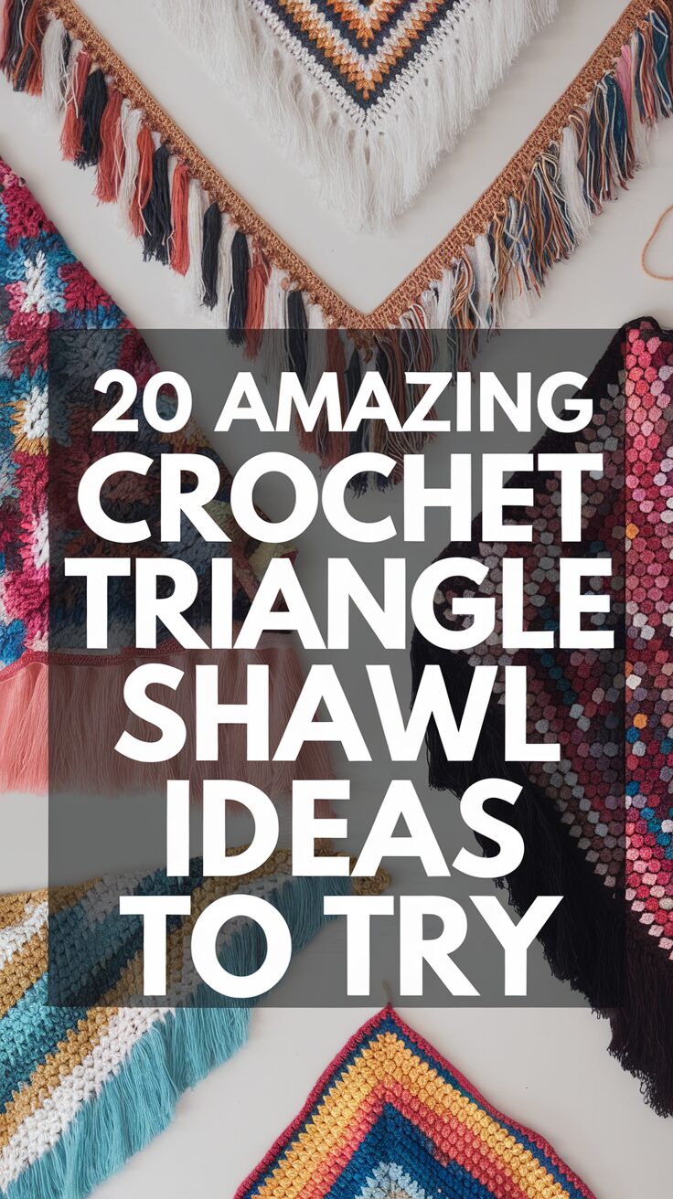 Crochet Triangle Shawl