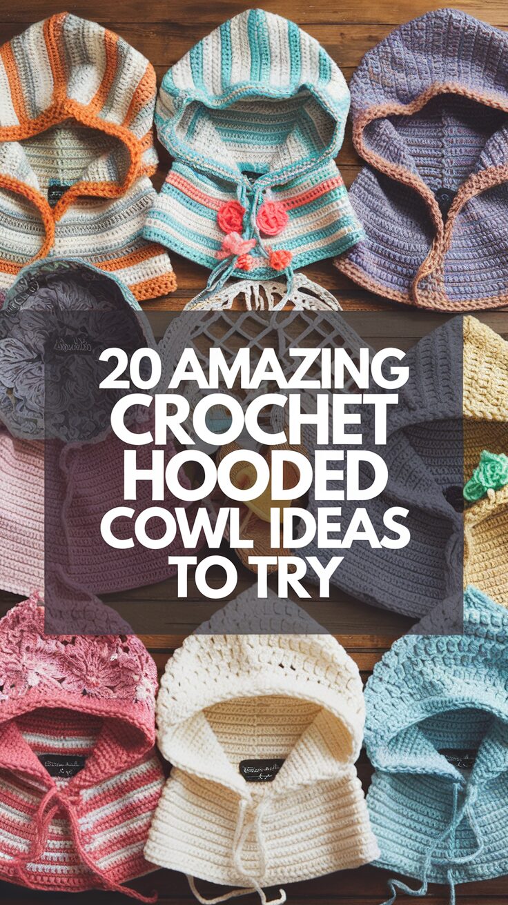 Crochet Hooded Cowl