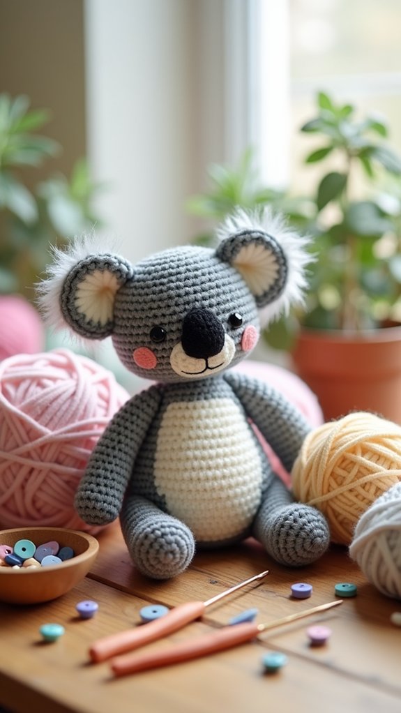 interactive plush koala toy