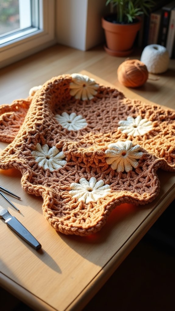intricate honeycomb design texture