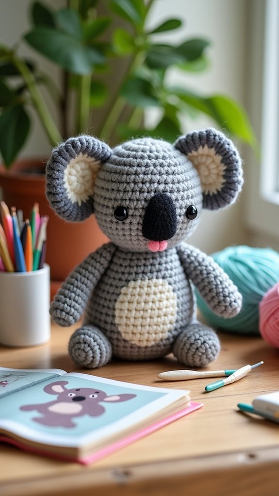 koala crochet toy instructions