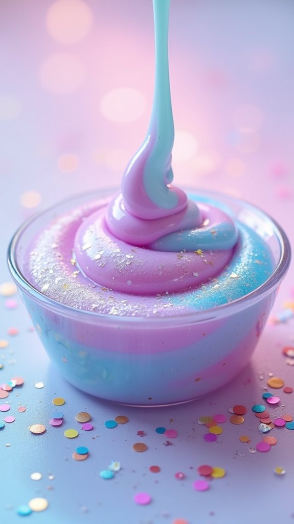 magical colorful stretchy goo