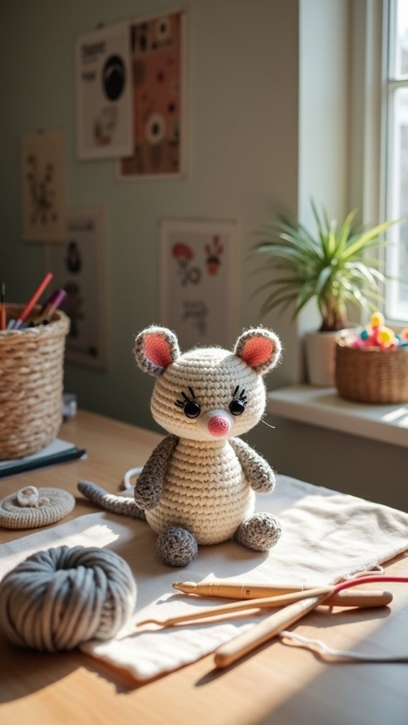opossum crochet toy instructions