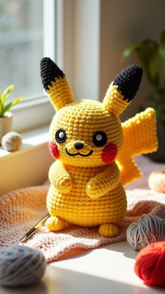 pikachu themed cuddly blanket