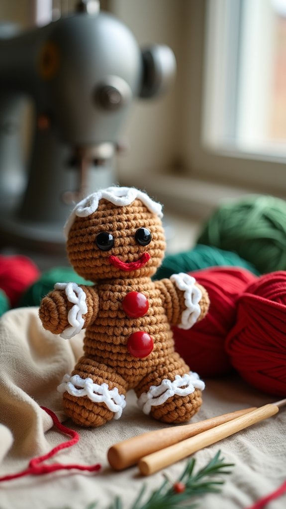 retro gingerbread man design