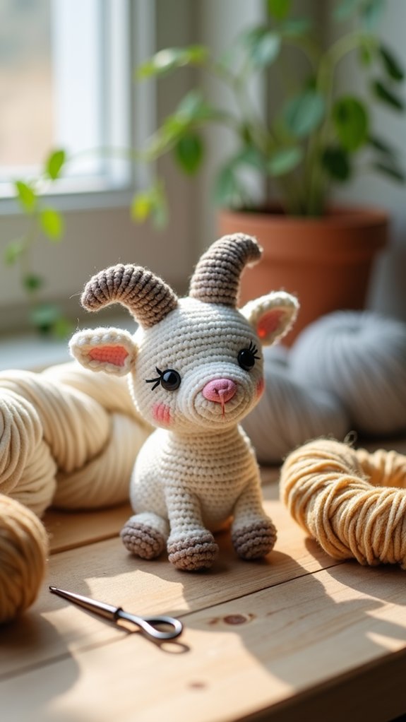 small goat decorative statue