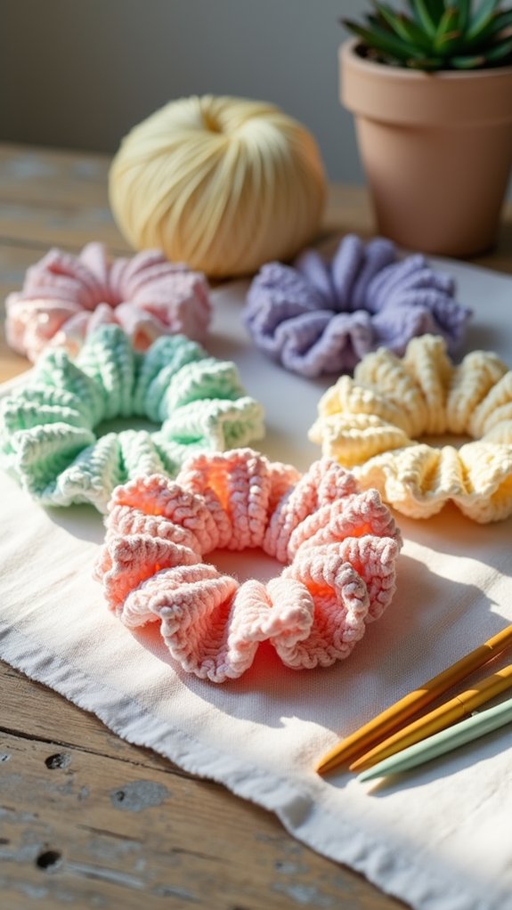 soft pastel hair accessories