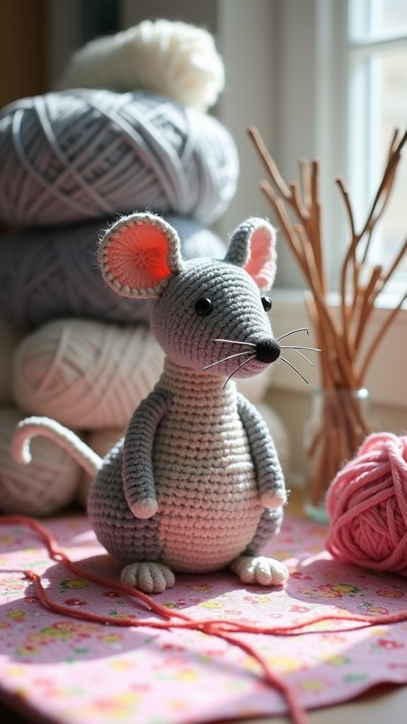 soft rat stuffed toy