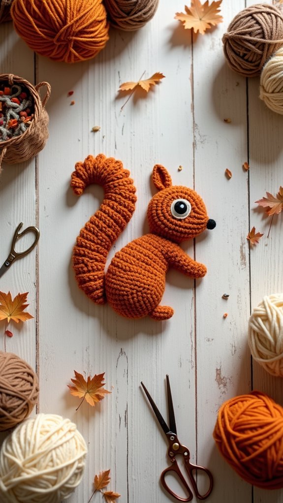 squirrel themed decorative wall art