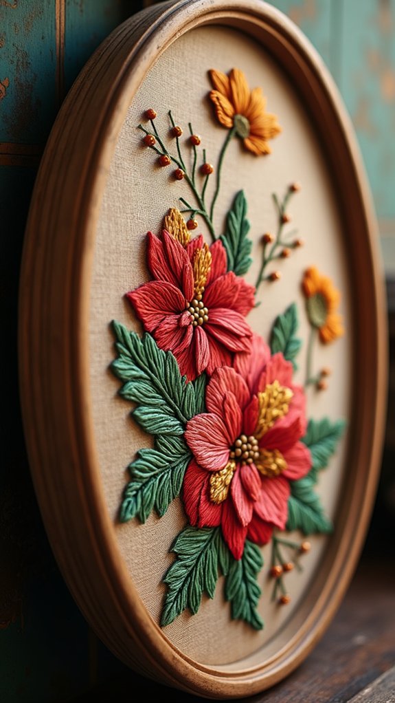 stitching intricate textile designs